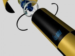israeli arrow 3 missile 3D Model