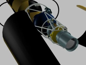 israeli arrow 3 missile 3D Model