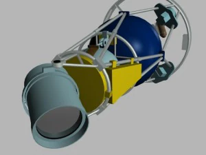 israeli arrow 3 missile 3D Model
