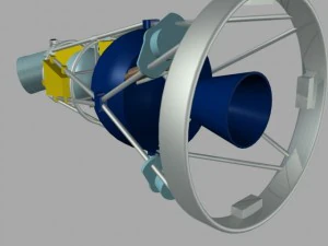 israeli arrow 3 missile 3D Model