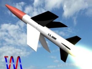 us mgm18a lacrosse missile Model 3D