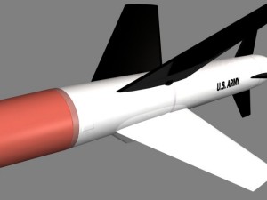 us mgm18a lacrosse missile 3D मॉडल