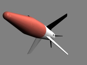 us mgm18a lacrosse missile 3D मॉडल