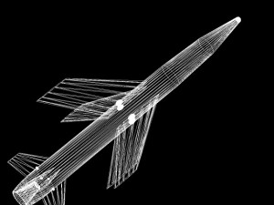 us mgm18a lacrosse missile 3D मॉडल