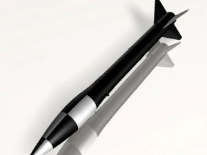 ej&eacute;rcito estadounidense mrg1a honesto john misil Modelo 3D