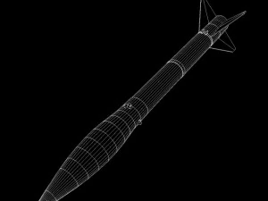 ej&eacute;rcito estadounidense mrg1a honesto john misil Modelo 3D