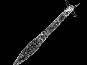 ej&eacute;rcito estadounidense mrg1a honesto john misil Modelo 3D