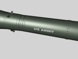 us army mrg1b honest john missile Model 3D