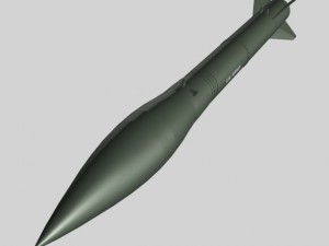 us army mrg1b honest john missile Model 3D