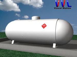 tangki propana Model 3D