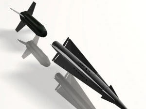 us army nike hercules missile 3D Model