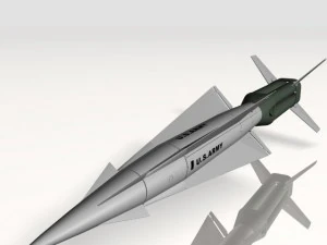 us army nike hercules missile 3D Model