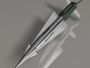 us army nike hercules missile 3D Model