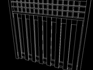 wooden fence 15 3D 模型