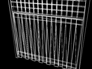 wooden fence 15 3D 模型