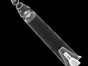 us army jupiter missile 3D Model