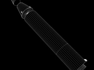us army jupiter missile 3D Model
