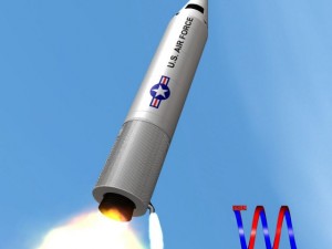 usaf jupiter missile 3D Model
