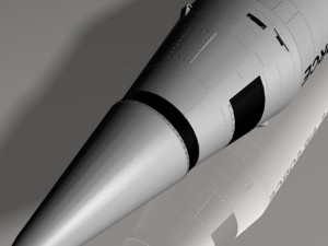 usaf jupiter missile Modèle 3D