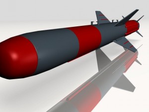 iranian kowsar missile 3D Модель