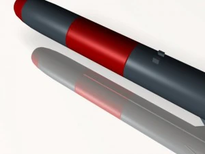iranian kowsar missile 3D Model