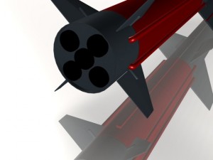 iranian kowsar missile 3D Модель
