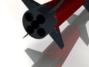 iranian kowsar missile 3D Model