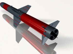 iranian kowsar missile 3D Модель