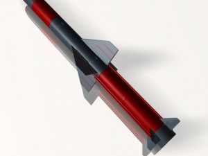 iranian kowsar missile 3D Модель
