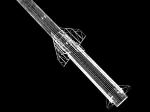 iranian kowsar missile 3D Model