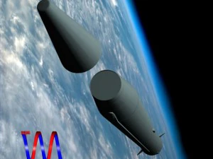 russian ss5 skean missile 3D Model