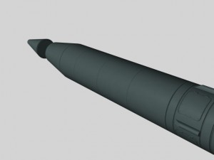 russian ss5 skean missile 3D 模型