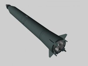 russian ss5 skean missile 3D Model