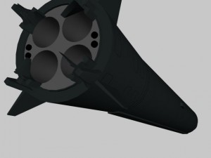 russian ss5 skean missile 3D 模型