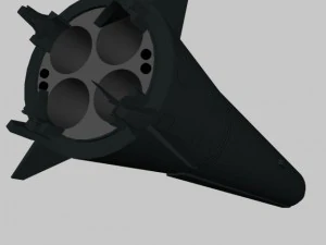 russian ss5 skean missile 3D Model