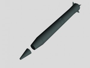 russian ss5 skean missile 3D 模型