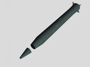 russian ss5 skean missile 3D Model
