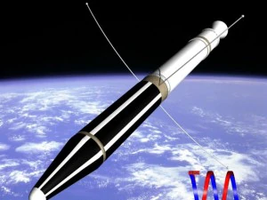 США NASA Explorer и спутник 3D Модель