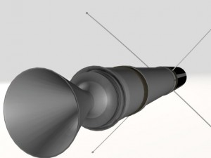 us nasa explorer i satellite 3D-Modell