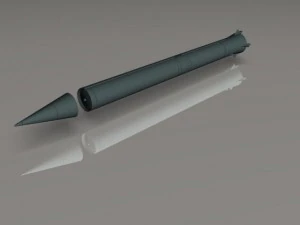 russian ss4 sandel missile 3D Model
