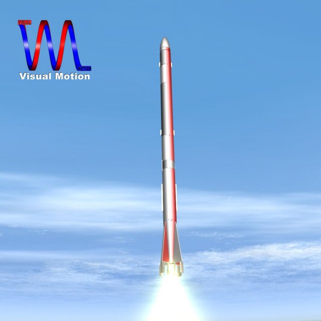 us l13 rocket 3D Model .c4d .max .obj .3ds .fbx .stl .blend 
