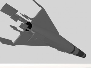 us l13 rocket 3D Model