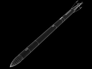 us l13 rocket 3D Model