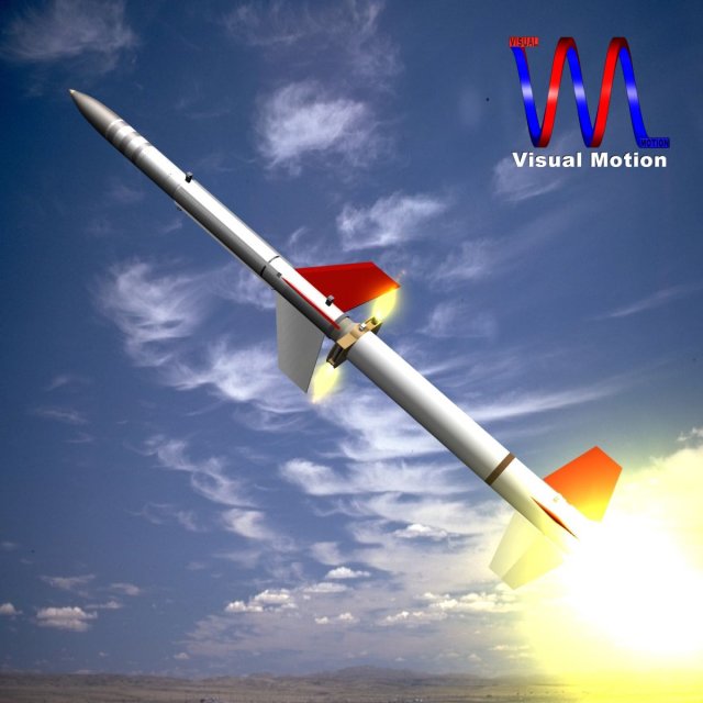 us terrierlynx rocket 3D-Modell .c4d .max .obj .3ds .fbx .stl .blend 