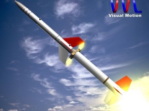 us terrierlynx rocket 3D Model