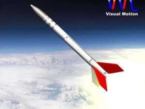 us terrierlynx rocket 3D Model
