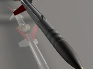 us terrierlynx rocket 3D Model