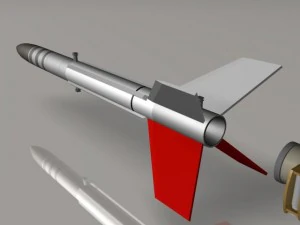 us terrierlynx rocket 3D Model