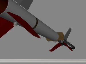 us terrierlynx rocket 3D Model