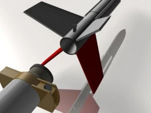 us terrierlynx rocket 3D Model